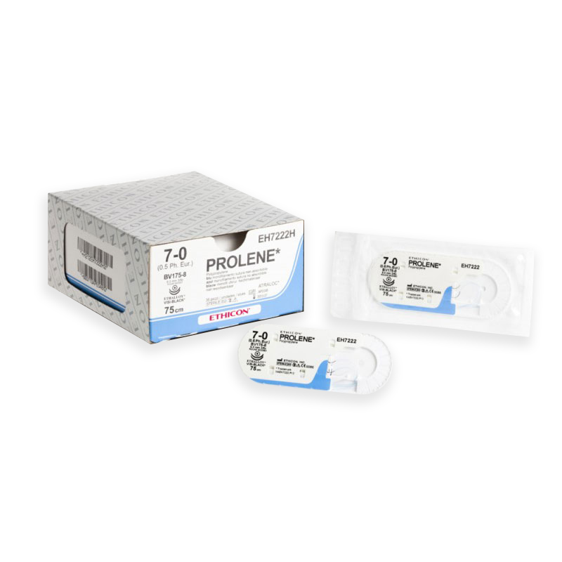 PROLENE 60см USP6/0 дві голки CC MP Tapercut 9,3мм 3/8